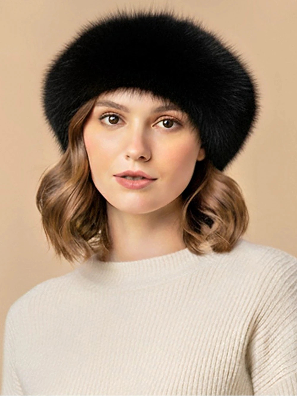 FASHION! Faux Fur Beret Hats! 3 DAYS ON SALE!